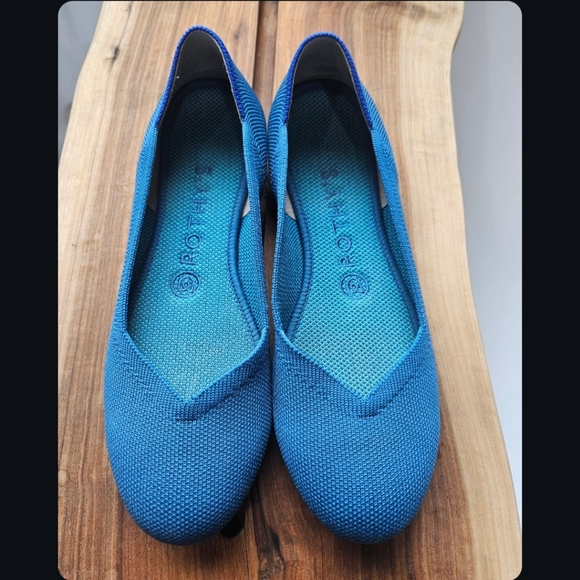 Rothy's Size 7 Topaz flats - Picture 1 of 3